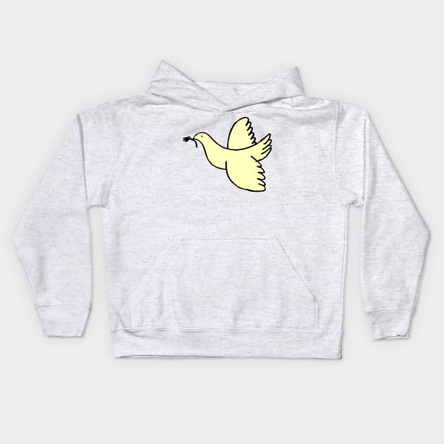 Dove Of Peace Kids Hoodie by RMSphoto